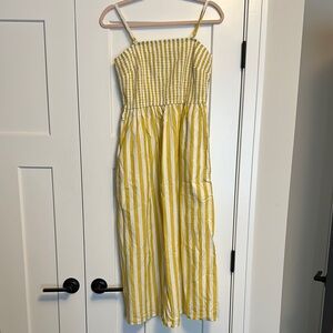 Yellow Striped Sundress